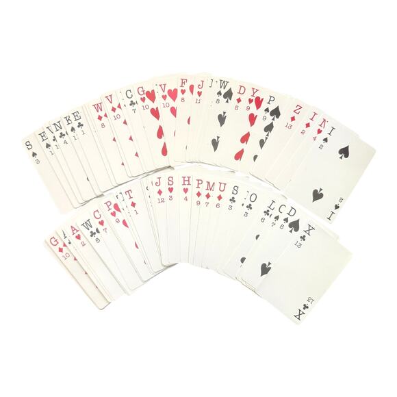 CWARDS Card & Word Game 1983 - Patent 4,333,656 - Picture 3 of 11